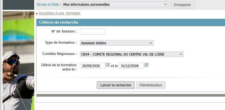 S'inscrire à la formation "assistant arbitre"