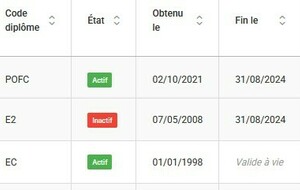 Où j'en suis de mes formations ?