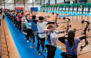 Troisième volée d'echauffement